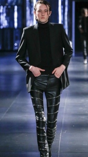 Saint Laurent Hedi Slimane mens leather pants. 54/L. $3650