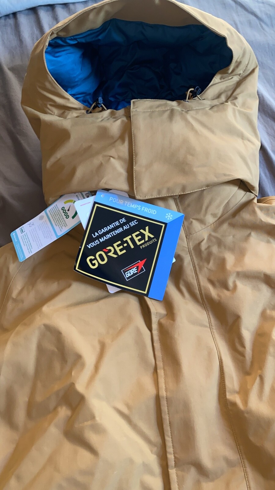 Pre-owned Marmot Men's Mammoth Parka Scotch Color Brand Authentic Large Medium Xl