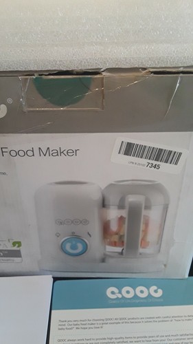 QOOC Q1-1 4-in-1 Mini Organic Baby Food Maker NIB