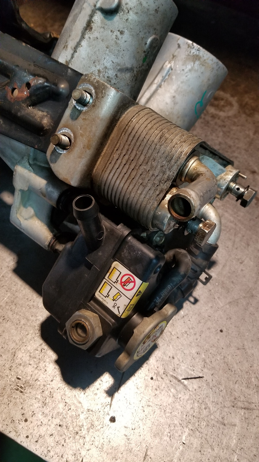 08-10 2008 6.4 Powerstroke Turbo Diesel International 6.4 Fuel Cooler 1875109C93 - Picture 3 of 9