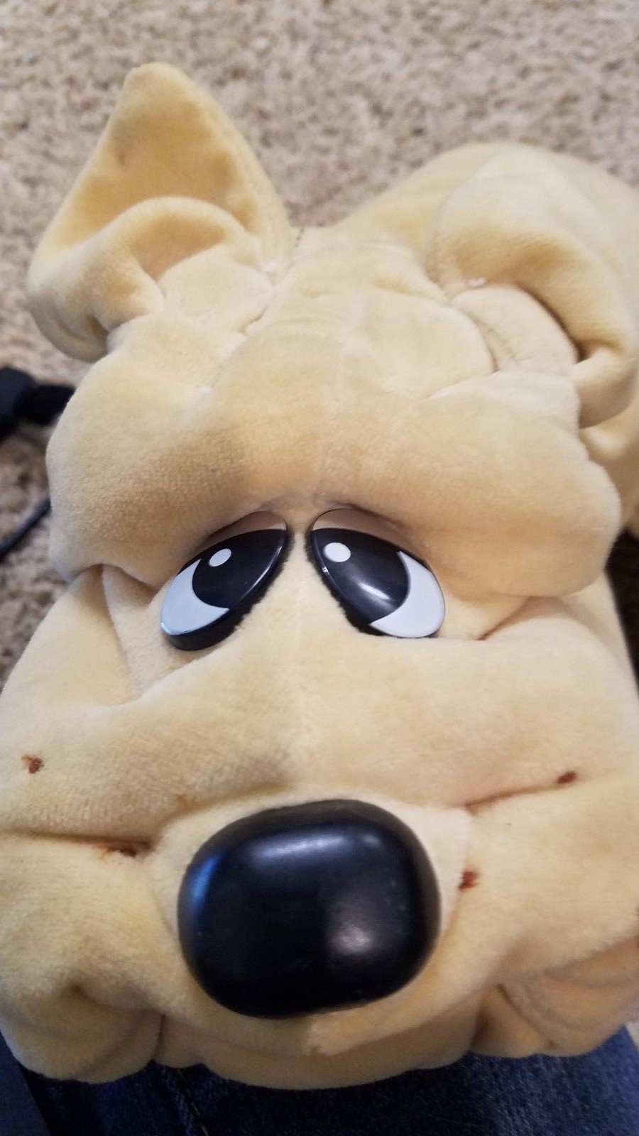 Vintage  Large 1985 Tonka Pound Puppies Puppy Tan 18