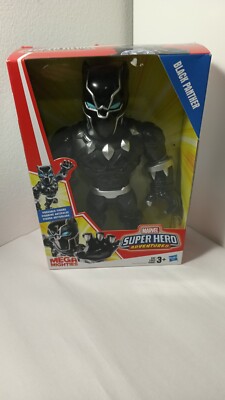 BLACK PANTHER Marvel Super Hero Adventures Mega Mighties Poseable Action Figure