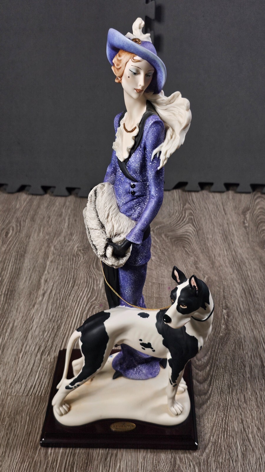 置物 g. Armani Giuseppe Armani DOG CHILDREN Boy With Dog Armani - Etsy