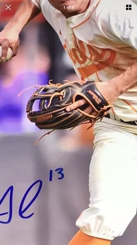 Nick Senzel Game Used Fielders Glove Photomatched