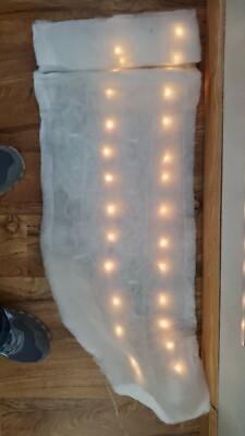 Lighted Snow Table Runner Artificial Snow For Christmas no stains lot#1889