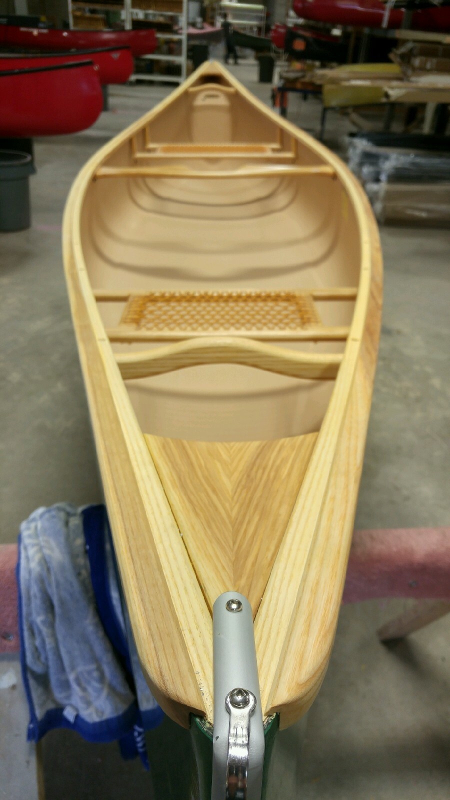 NOVA CRAFT PROSPECTOR 15 CANOE TUFF STUFF COMPOSITE W/ ASH TRIM CANADA MADE
