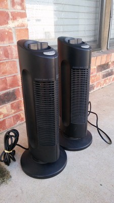 Lot of 2 Sharper Image SI397 Ionic Breeze 30 Silent Air Purifier Cleaner Quadra