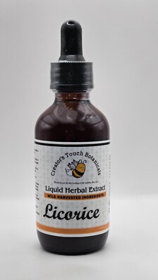 Licorice Herbal Tincture Organic, 2oz bottle