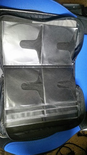Case Logic 24 sleeve CD/DVD Organizer zipper closure binder 104 discs