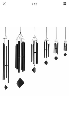 Music of the Spheres Hawaiian Mezzo Wind Chimes 40” Overall Length.. New!!