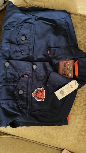 Levi's Chicago Bears Denim Jacket Youth Large | eBay