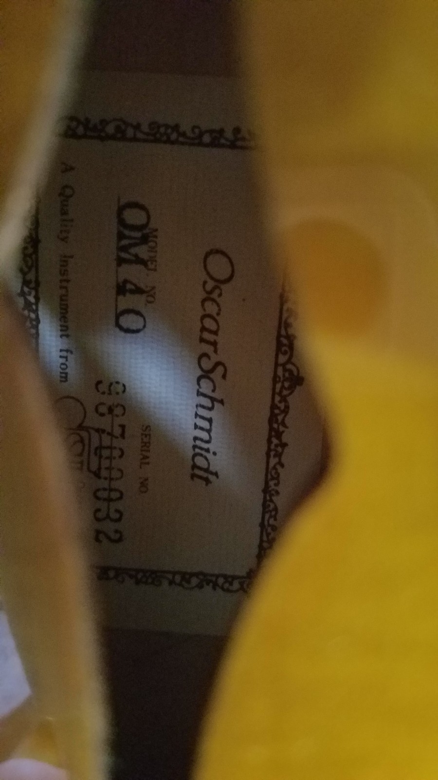 Oscar Schmidt OM-40  Mandolin