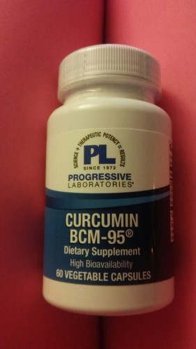 One (1) Progressive Laboratories Curcumin BCM-95 60 Veg Caps Dietary Supplement