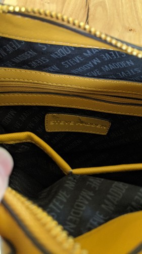 Steve Madden Mustard Breese Crossbody Purse