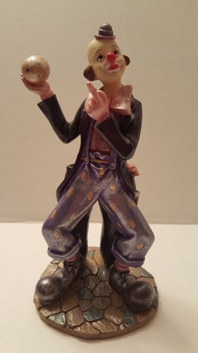 Vintage CLOWNS Herco Professional Gift 7-8in Collectible Figurine Decor