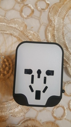 Zoeson International Travel Adapter, Worldwide Charger with 4 USB Ports Power Co