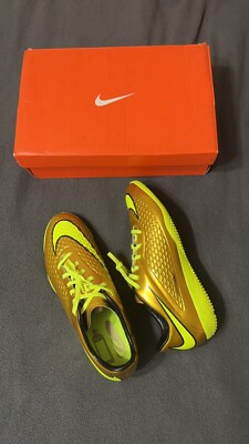 Nike Neymar Hypervenom Phelon Premium NJR IC Gold Coin Size 11.5 Men s Shoes