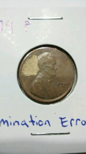 Lamination Error - 1979 P Copper Cent - Unique Pattern & Color Tone