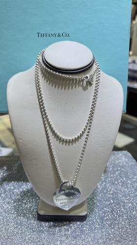 Tiffany & Co. Sterling Silver Please Return to Tiffany Heart