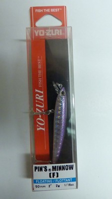 YOZURI CRISTAL Minnow 1//4 oz YO-ZURI 3 1//2/" F1002-SHMT flottant