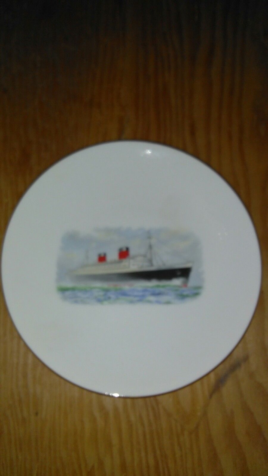 Vintage H.M.S. Queen Elizabeth Galley Saucer $9.99 SEE OUR E BAY STORE