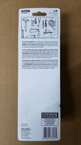 Stanley Multiple Tool Pegboard Holder.