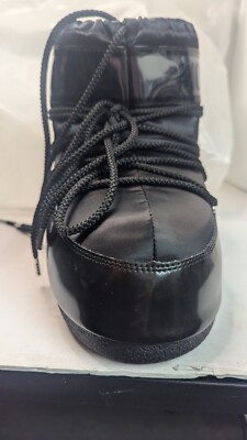 Tecnica Women's Moon Low Boot Nylon Slip-on Comfortable Black Size 39/41