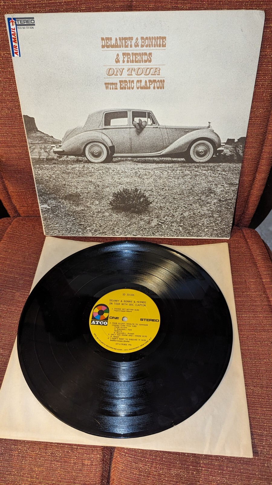 Delaney & Bonnie & Friends ON TOUR w/ ERIC CLAPTON Atco SD