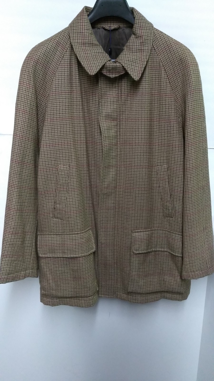 Pre-owned Como Men's  100% Wool Coat In Gold