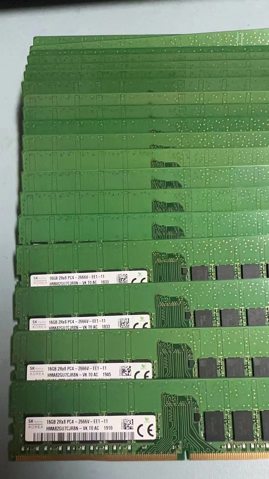 2pcs SK hynix 16GB 2Rx8 PC4-2666V-EE1-11 HMA82GU7CJR8N-VK T0 AC | eBay