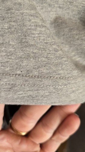 Pre-owned Balenciaga Logo-printed Bb Gray Color T-shirt