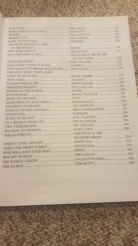 The Rock Music Collection sheet music Columbia 1996 piano vocal chords sheet