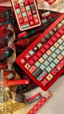 only 1 Instock Prebuilt Fully Assembled Nova75 Red Aluminum Mechanical Keyboard