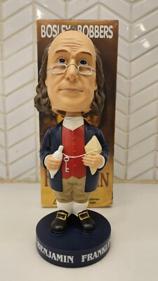 BENJAMIN FRANKLIN BOBBLEHEAD Bosley Bobbles Ben historical Kite 