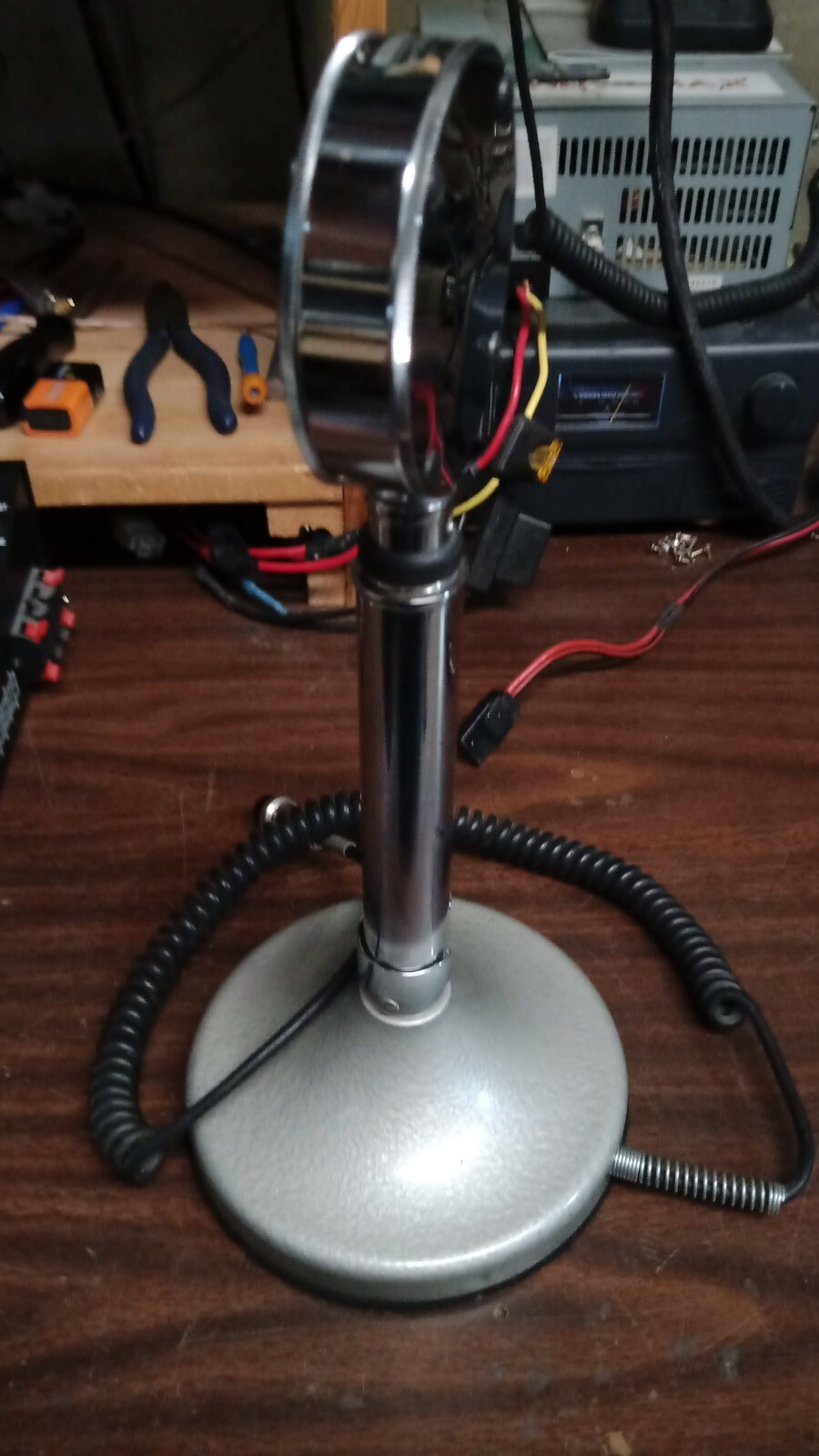 Vintage Amplified TUG9 Stand D104 Mic! ORIGINAL AND NICE! L@@K! RARE!