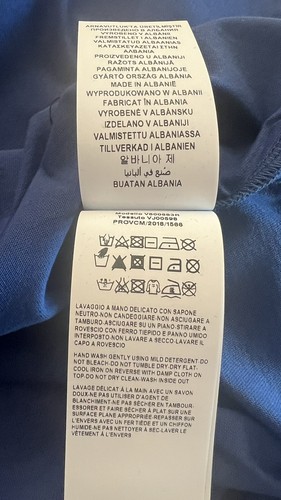 Pre-owned Versace Collection Colorful Blue Baroque Print T-shirt In Multicolor