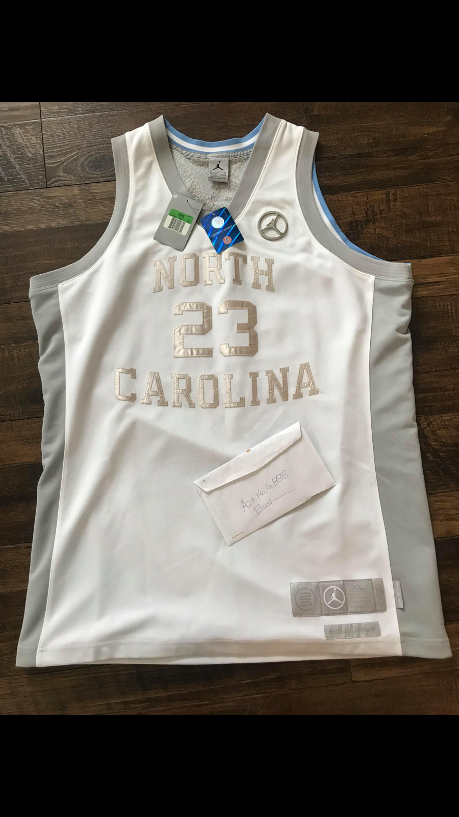 Nike air jordan 25th anniversary jersey limited white silver