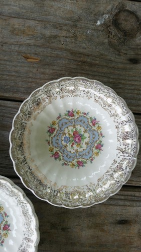 Set of 5 Limoges America Lyric China Fruit/ Dessert (Sauce) bowls 5 1/4