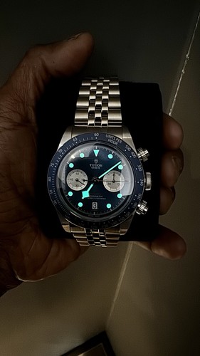 Pre-owned Tudor Black Bay Chronograph Boutique Blue Dial Brand