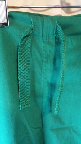 Cherokee Work Wear Scrub Bottoms Drawstring Unisex Size 2XL Green Uniform