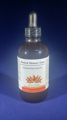 Brain and Memory Herbal Liquid Formula by Golden Lotus Herbs