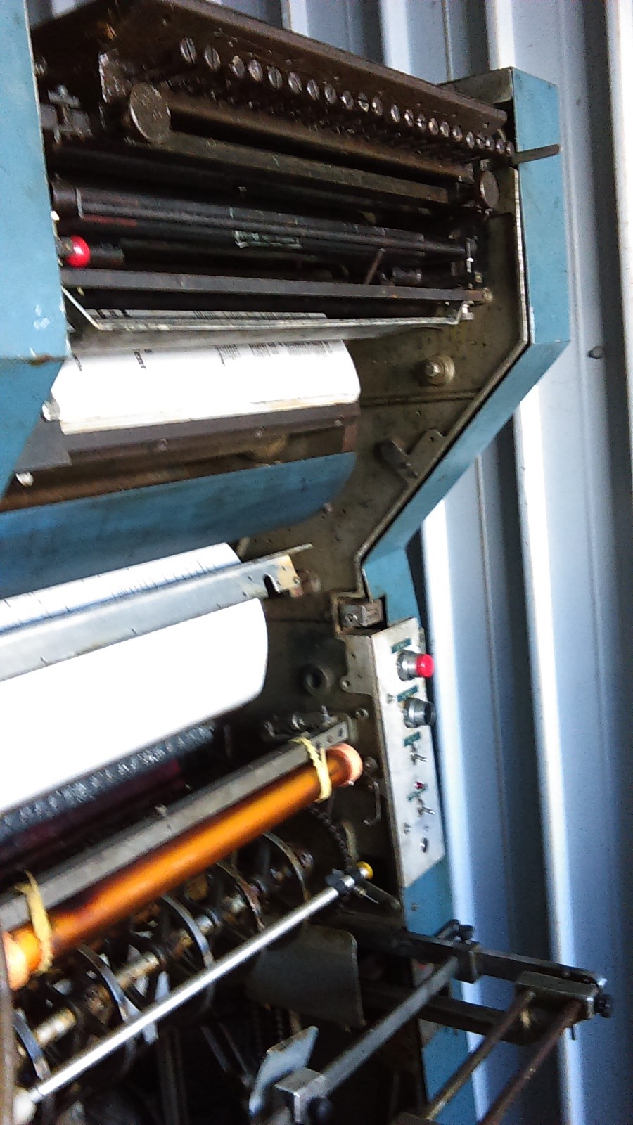 DAVIDSON 702 P Offset printing Machine. Chain delivery