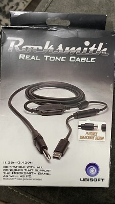 Ubisoft Rocksmith Official Real Tone Cable (Plug Guitar to Xbox 360 Playstation)