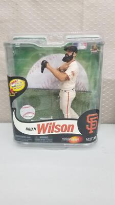 2012 Mcfarlane MLB Brian Wilson Giants Action Figure New Shelf Up 5