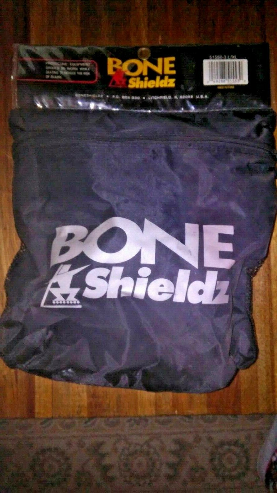 Bone Sheildz Deluxe L/XL Knee, Wrist, Elbow Impact Resistant Cups & Wrist Struts