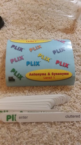 Lingui Systems PLIX Antonyms & Synonyms Level I & II  Speech Therapy Game Tubes