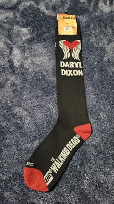 The Walking Dead Daryl Dixon Knee Socks Brand New Size 4-10