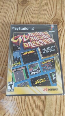 NEW SEALED Vintage Midway Arcade Treasures Sony PlayStation 2 PS2 NIB