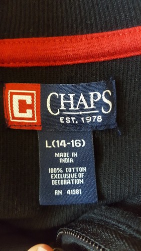 CHAPS Youth Pullover Size L 14-16