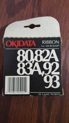 Vintage NOS Okidata Microline 80 82A 83A 92 93 Printer Ribbon Spool Ink